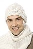 Man smiling with hat and scarf