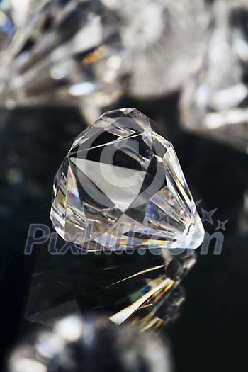 Closeup of a diamond