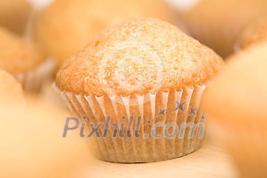 Closeup of a muffin