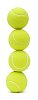 Tennis balls on top of eachother