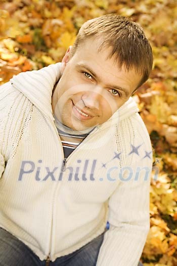 Portrait of a man smiling Portrait of a man smiling
