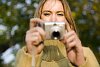 Woman taking pictures