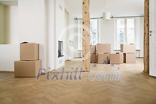 Boxes in a flat