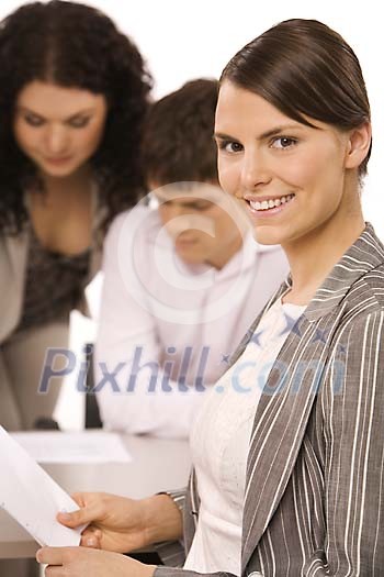 Business people at the meeting Business people at the meeting