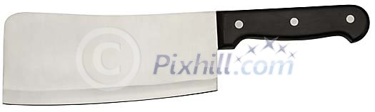 Isolated butcher knife Isolated butcher knife
