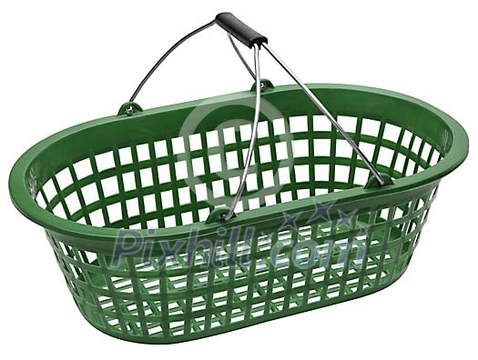 Isolated shopping basket Isolated shopping basket