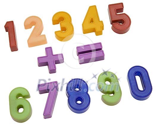 Isolated colourful toy numbers
