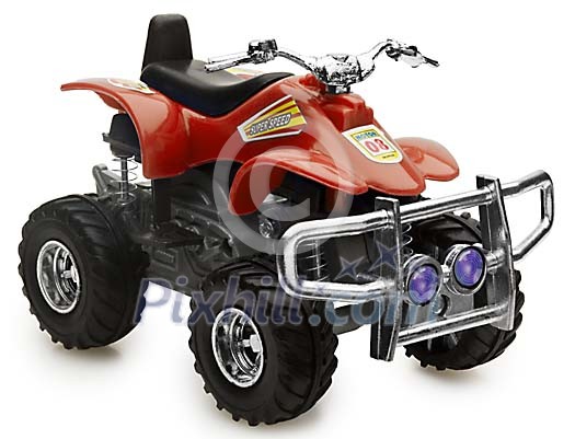 Isolated toy motorbike Isolated toy motorbike
