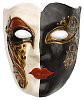 Isolated masquerade mask