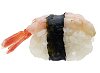 Isolated piece of nigiri