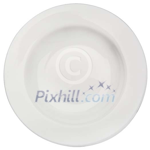 Isolated soup plate Isolated soup plate