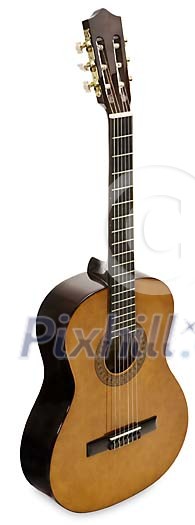 Isolated classical guitar
