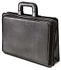 Isolated black briefcase