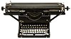 Isolated old writing machine