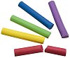 Isolated colourful chalk sticks