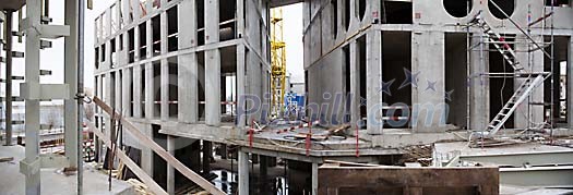Background of a construction site