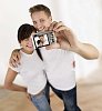 Couple taking a picture of themselves