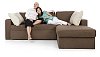 Isolated couple on the couch