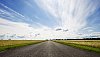 Empty road on a sunny day