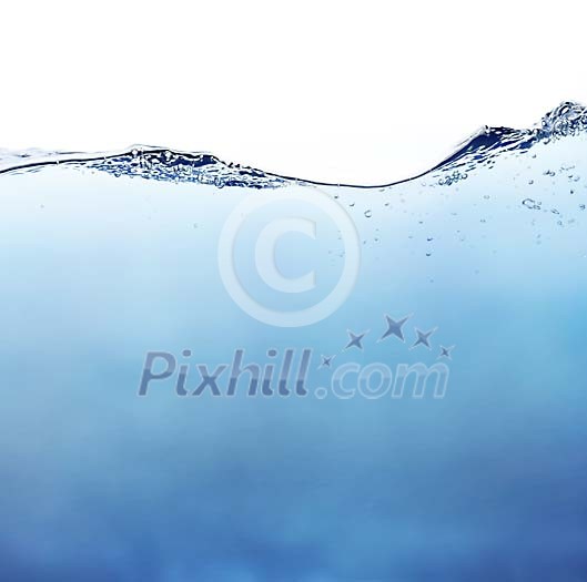 Water and wave with copy space Water and wave with copy space