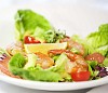 Close-up of fresh shrimp salad