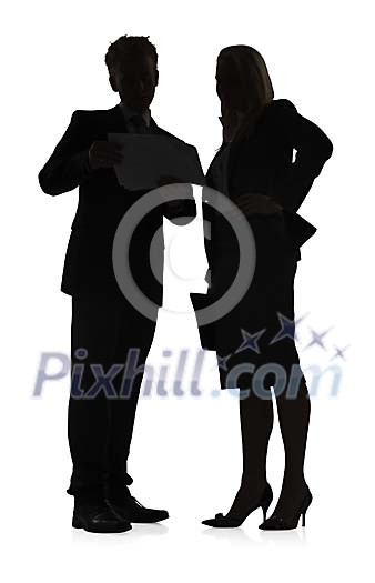 Man and woman shadow image