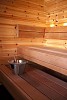 Sauna bench from western red cedar