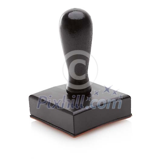 Clipped black stamper Clipped black stamper