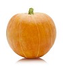 Clipped orange pumpkin