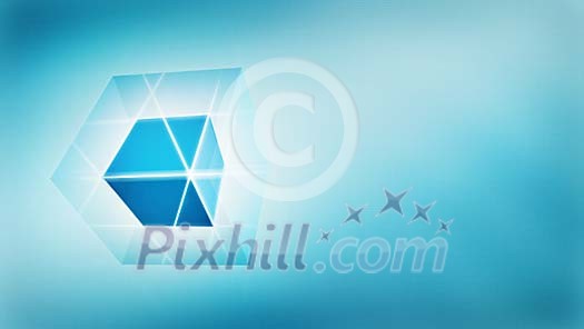 Background image of a blue cube Background image of a blue cube