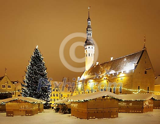 Winter in snowy Tallinn, Estonia Winter in snowy Tallinn, Estonia