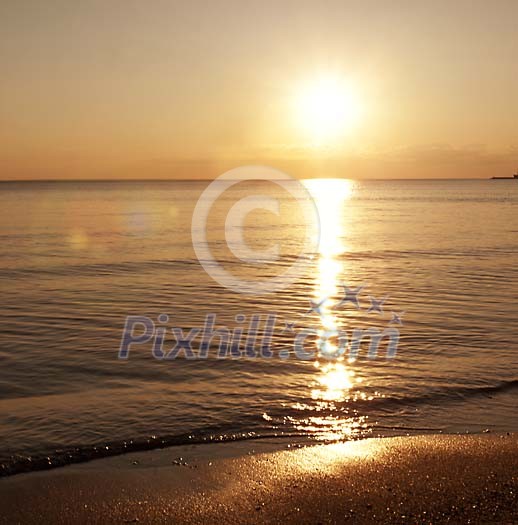 Sunset at the beach