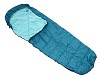 Clipped blue sleeping bag