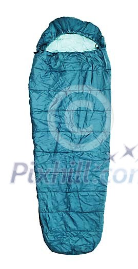Clipped closed sleeping bag