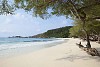 Empty beach with trees at Koh Samet, Thailand