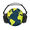 Headphones over the globe