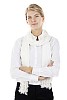 Clipped businesswoman standing