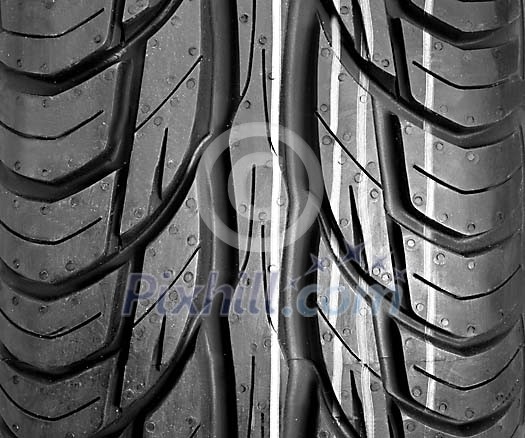 Car tyre pattern background