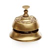 A golden reception bell with hand made clipping path