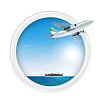 Photorealistic travel icon