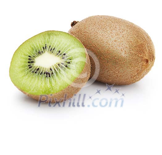 Isolated kiwis Isolated kiwis