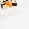 Isolated plate with sushi portion