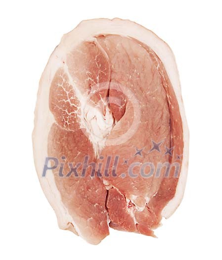 Isolated piece of steak Isolated piece of steak