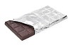 Isolated chocolate bar with silver paper