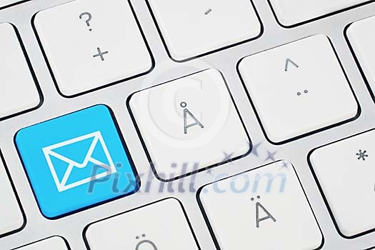 Mail button on the keyboard Mail button on the keyboard