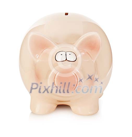 Isolated piggy bank