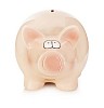 Isolated piggy bank