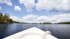 View from the boat on the lake