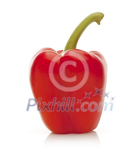 Isolated red paprika