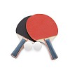 Isolated table tennis set